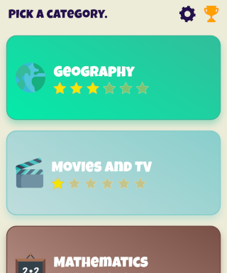 TriviaTrail App Screenshot